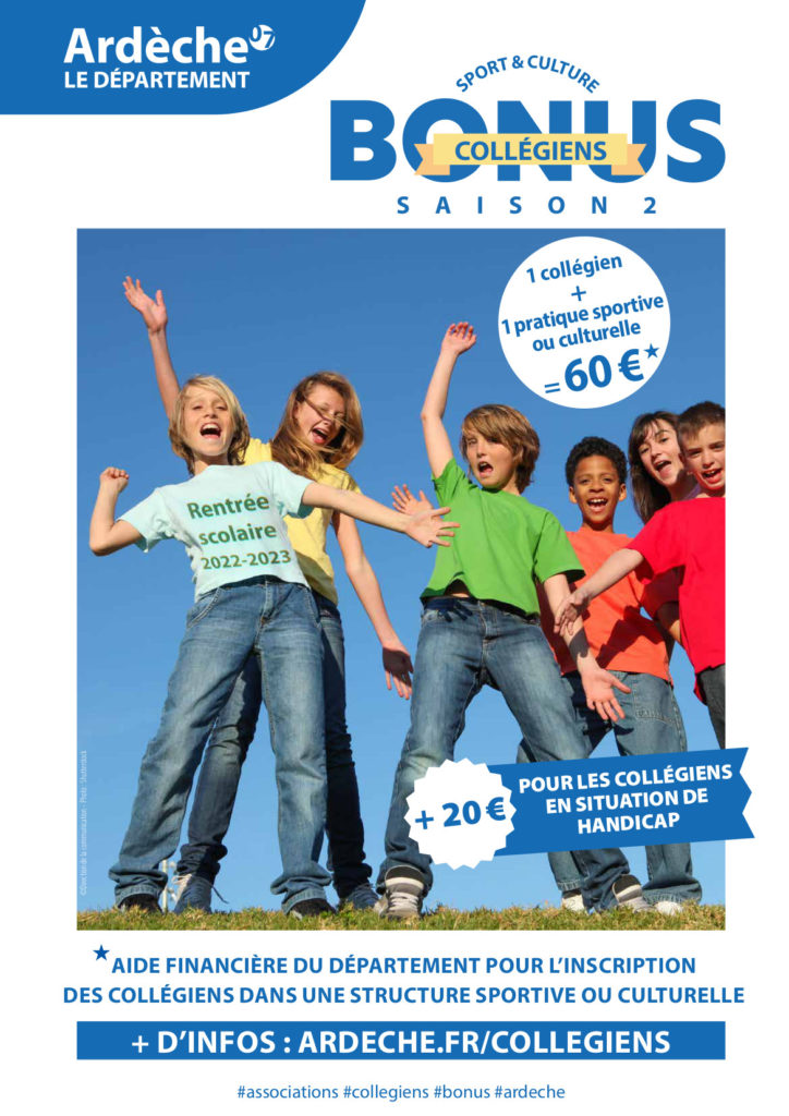 Affiche A3 aide collegiens 60 euros_2022